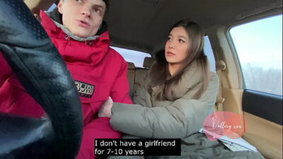 SPY CAMERA Real russian blowjob in car with conversations