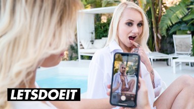 A GIRL KNOWS – Stunning Besties Lika Star And Marilyn Sugar Lick Each Others Juicy Pussy