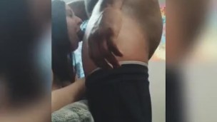 sucked T daddys dick and asked him to fuck me