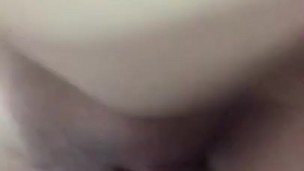 Asian Wife squirt twice and ended up with a massive creampie