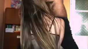 Big Butt getting SPANKED – Silk is Protecting