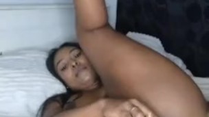 Ebony Hudson Squirting Playing with her Pussy