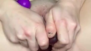 Stretching my tiny pussy