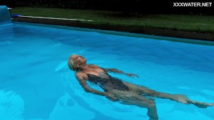 Swimming pool milf Russian erotics Emily Ross
