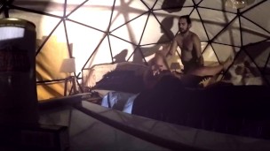 Wedding night at Pornhub in Glamping with passionate sex