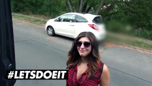 BUMSBUS – Perfect Body July Johnson Indulges In Big Black Cock – LETSDOEIT