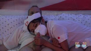 Covid Vaccine – Nurse Handjob and Blowjob –