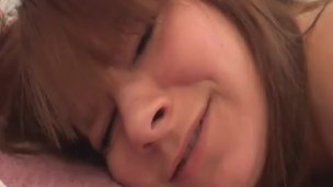  fisting his GFs wrecked pussy in bondage