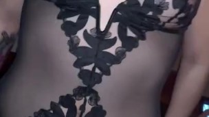 Homemade Tattooed Couple POV