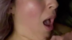 Hot Latina Milf Squirting and Spraying Titty Milk