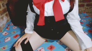 Colegiala  Rica Pelirroja