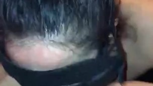 Deepthroat sucking man hardcore until he cums in my face and mouth