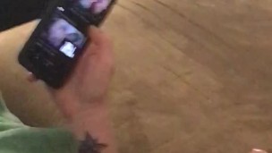 Spying on step-sister masturbating!!