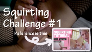 We begin the Japanese Wife Squirting Challenge | referred to the video of “Mr Pussy Licking”
