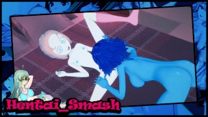 Lapis and Pearl fucking upstairs, licking pussy and tribbing – Steven Universe Hentai.
