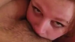 Puppy makes daddy suffer with their tongue