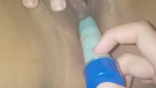 Real lesbian couple: rubbing us madly and then making Karen cum