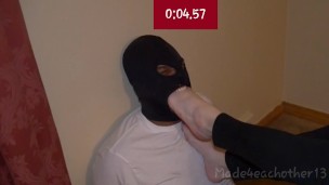 Timed Foot Gagging Challenge 2