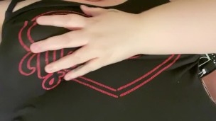 You Wish! Playing with my tits