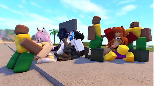 Whorblox sluts enjoying an orgy