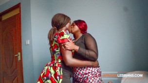 real black ebony African neighbours secret get together for making out in forbidden lesbian affair