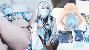 Eula lose her fight and got Creampie into her Pussy, she Love the Hot Sperm Feeling